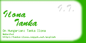 ilona tanka business card